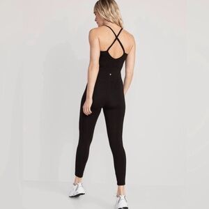 Old Navy Women's Black Cross-Back Jumpsuit